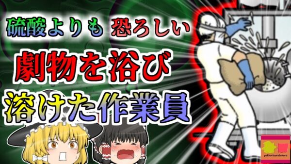 【2016年】硫酸よりも恐ろしい劇物が突然爆発 人体を溶かしてしまう水溶液を頭から浴びた作業員…硫酸よりも恐ろしい「高濃度苛性ソーダ」の悲劇【ゆっくり解説】