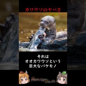 カワウソ本来の姿がヤバすぎる #shorts