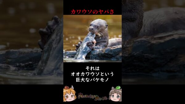 カワウソ本来の姿がヤバすぎる #shorts