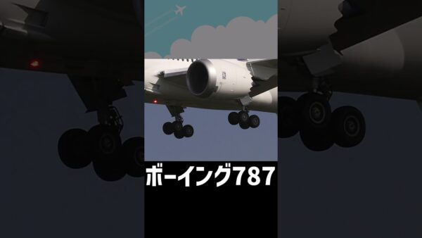 ランディングギアの傾きの「エモさ」について語りたい #shorts