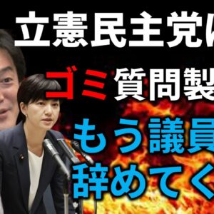 【政治まとめ】立憲民主党、本当に要らない件＆コニタン、法的措置で脅しまくる