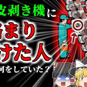 【2007年】原木の分厚い皮剥くための回転機械から人が…血塗れで発見された作業員は何故そんな場所に？ 【ゆっくり解説】