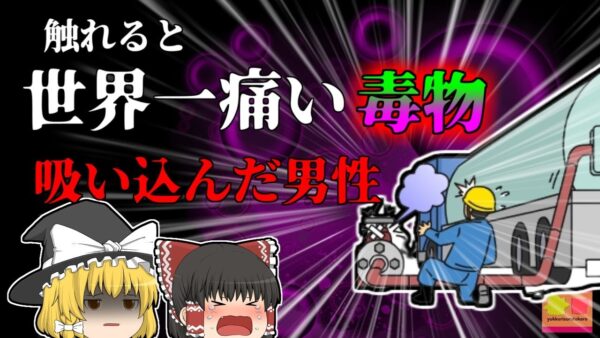 【2010年】「触れると世界一痛い毒物」一度触れたら体を焼き続ける猛毒を吸引してしまった作業員… 【ゆっくり解説】