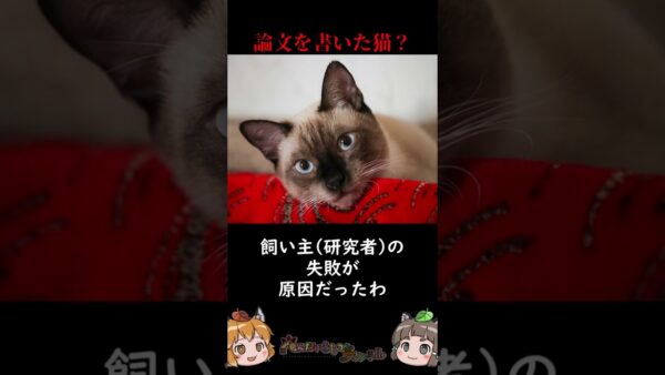 ネコが著者の伝説の論文がある #shorts