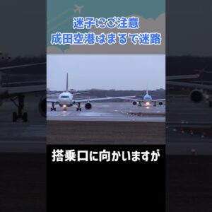 成田空港はパイロットが最も気を遣う空港の一つです #shorts
