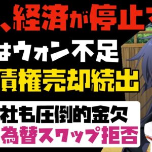 【韓国経済崩壊間際】不良債権を売りまくるほど困窮した韓国銀行、さらに韓国ガスも韓国政府とスワップを断る始末！終わりの終わりが見えてきた