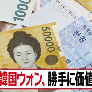 【ゆっくり解説】韓国ウォン、米ドルの価値と関係なく価値が暴落している模様【韓国経済】