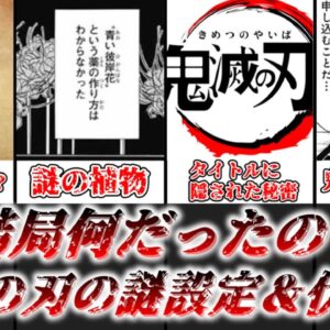 【ゆっくり解説】結局何だったの？ 鬼滅の刃の謎過ぎる設定＆伏線4選【鬼滅の刃】