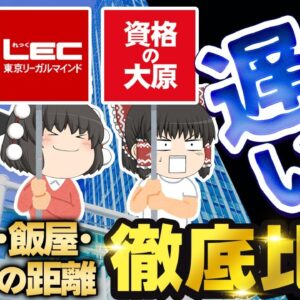 【ゆっくり解説】入ってからじゃ遅い！！TAC・LEC・大原の徹底比較【資格】