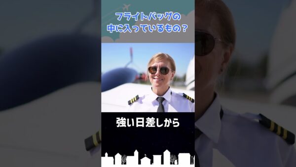 パイロットのカバンの中は何が入っている？ #shorts
