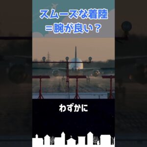 どんな時でもソフトに着陸するパイロットは腕がいい？ #shorts