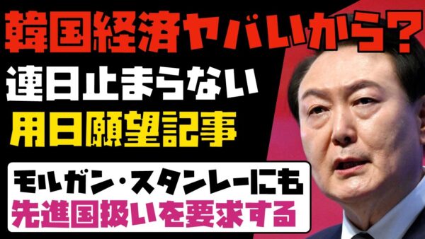 韓国、経済的に瀕死だからかあたりかまわず利用しようとするムーブが気持ち悪い【ゆっくり解説】