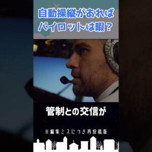 自動操縦が作動しているとパイロットは暇なのか？ #shorts