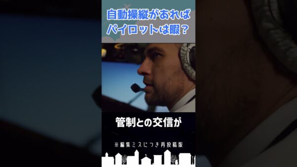 自動操縦が作動しているとパイロットは暇なのか？ #shorts