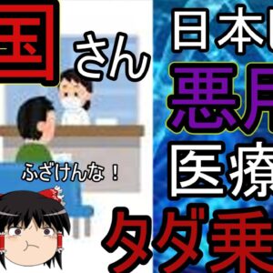 ゆっくり時事　中国さん日本の金で医療費タダのり？！