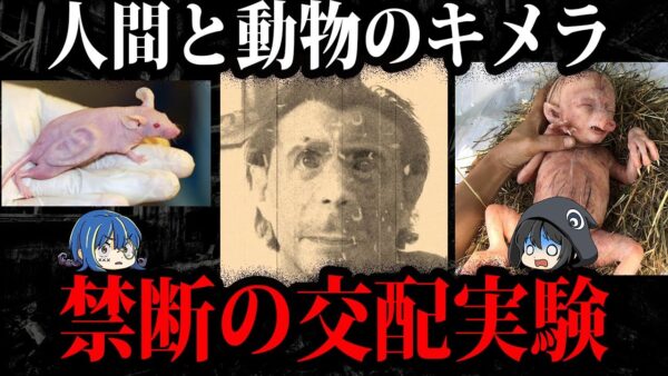 闇が深すぎる…人間と動物を交配させた実験７選【ゆっくり解説】