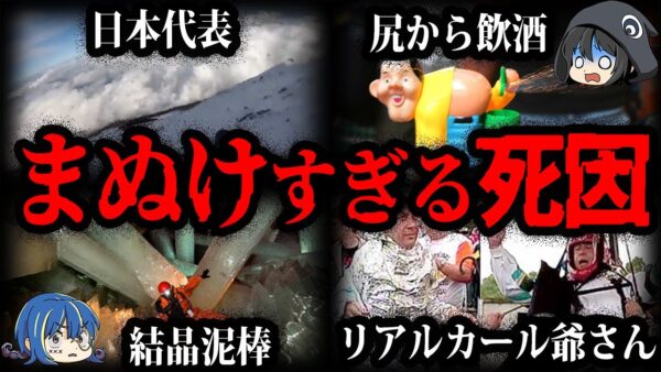 どうしてそんなことを…世界のまぬけすぎる死因１０選【ゆっくり解説】