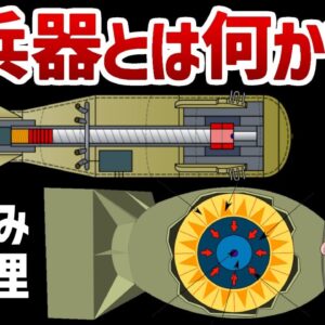 核兵器とは何か？仕組みについて、広島のリトルボーイと長崎のファットマンの内部構造と原理