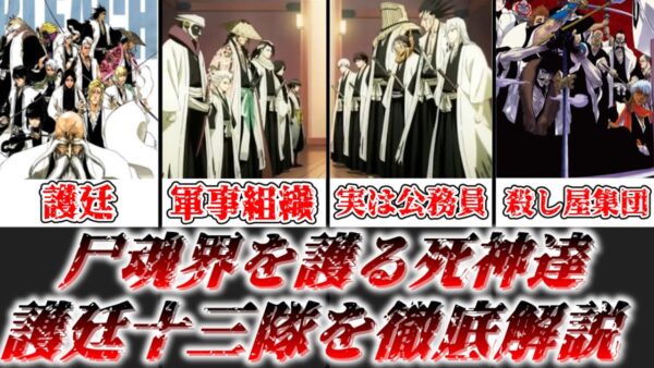 【ゆっくり解説】尸魂界を守護する死神達 護廷十三隊【BLEACH】