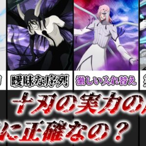 【ゆっくり解説】殺戮能力？それとも実力順？ 十刃の序列が正確かどうかを徹底考察【BLEACH】