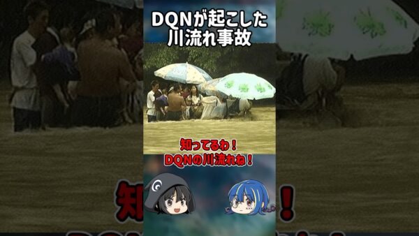 【１分解説】最悪の水難事故、DQNの川流れとは？【ゆっくり解説】#shorts