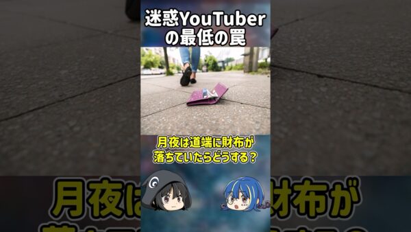 【１分解説】絶対に拾ってはいけない、迷惑系YouTuberの罠とは？【ゆっくり解説】#shorts