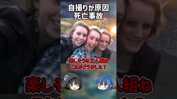 【１分解説】自撮りが原因で起きた死亡事故【ゆっくり解説】#shorts