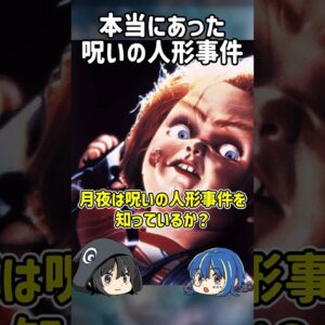 【１分解説】本当にあった呪われた事件「呪いの人形事件」とは？【ゆっくり解説】#shorts