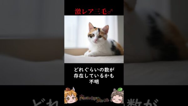 三毛猫のオスは地球にほぼ存在しない #shorts