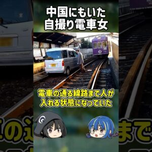 【１分解説】中国の自撮り電車女の末路【ゆっくり解説】#shorts