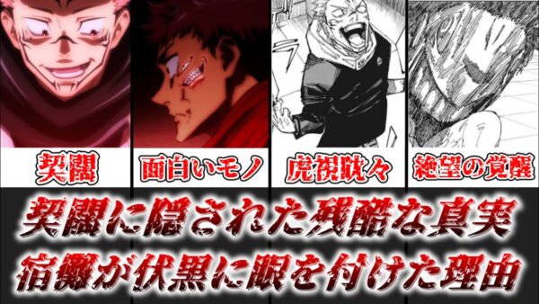 【ゆっくり解説】契闊に隠された残酷な真実 宿儺が伏黒に眼を付けた理由と目的を徹底解説【呪術廻戦】