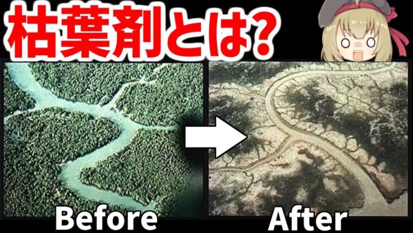 【兵器解説】枯葉剤とは？ベトナム戦争で使用された恐るべき有毒性を持つ除草剤