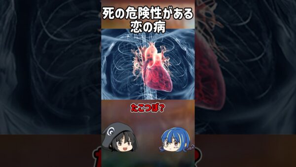 【１分解説】誰もが陥る可能性のある、死に至る恋の病とは？【ゆっくり解説】#shorts