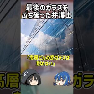 【１分解説】とんでもないものをぶち破った弁護士の末路【ゆっくり解説】#shorts