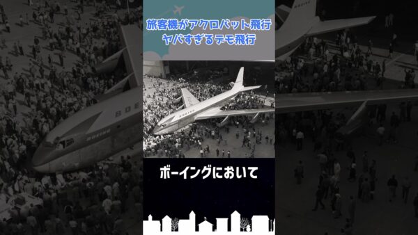 デモ飛行で予定にない○○を実施してボーイングの重役が真っ青になった事件がある #shorts