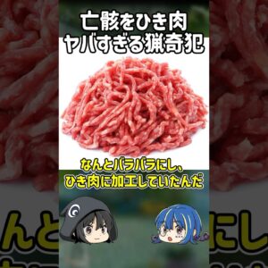 【１分解説】犠牲者をとんでもない方法で処理していたシリアルキラー【ゆっくり解説】#shorts