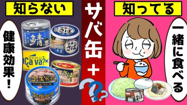 【ゆっくり解説】サバ缶と〇〇最強の組み合わせ！とんでもない健康効果