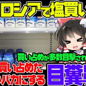 ロシアから塩を買い占める中国と、それを馬鹿にする韓国【ゆっくり解説】