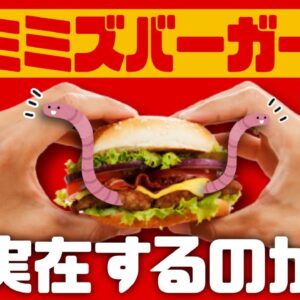 【都市伝説】ミミズバーガーは実在するのか！？ハンバーガーチェーンの闇を迫え！
