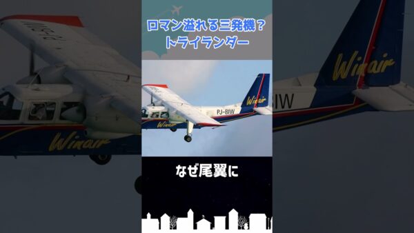 小さなロマンあふれる３発機「トライランダー」 #shorts