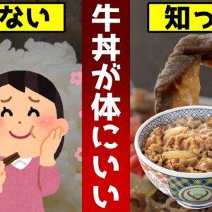 【ゆっくり解説】白米をそのまま食べるより｢牛丼｣にしたほうが体に良い！白米の健康的な食べ方とは
