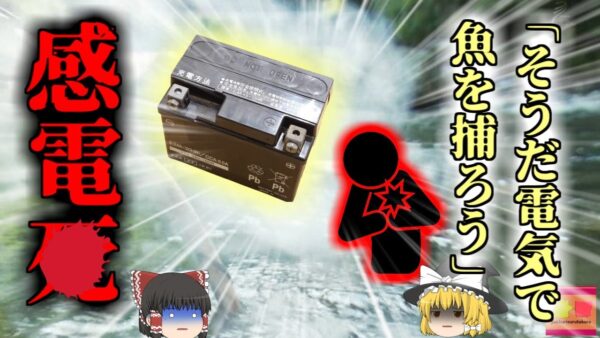 【2011年】「そうだ、川に電気流して魚を大漁ゲットしよう」→自ら感電して〇亡『違法