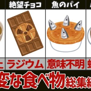 【総集編】世界のヤバい寄食！変な食べ物37選