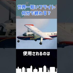 世界一短いフライトが短すぎる件について #shorts
