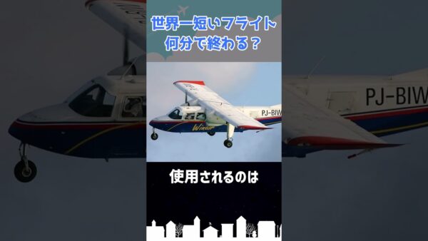 世界一短いフライトが短すぎる件について #shorts