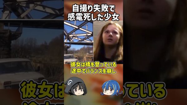【１分解説】新品カメラで自撮りしようとした少女の悲惨な末路【ゆっくり解説】#shorts
