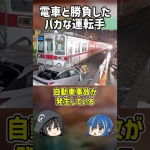 【１分解説】電車を吹き飛ばそうとしたおバカな運転手【ゆっくり解説】#shorts