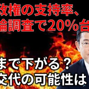 【政治まとめ】岸田政権の支持率、どこまで下がる？＆保守党が街宣中止、その経緯と論争とは