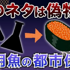 【保存版】あの寿司ネタは偽物！？お店で出る魚は別の魚という闇の噂の真実【代用魚】