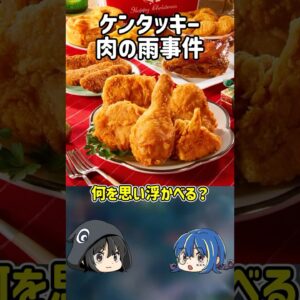 【１分解説】ケンタッキーで起きた肉の雨事件を1分解説【ゆっくり解説】#shorts